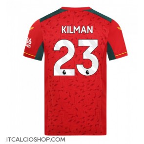 Wolves Max Kilman #23 Seconda Maglia 2023-24 Manica Corta